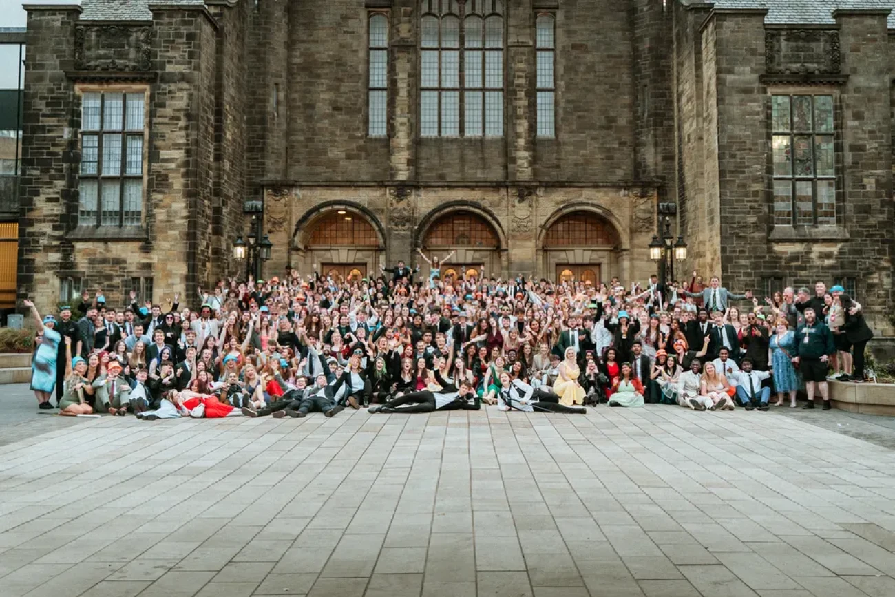 Bangor Summer Ball 2025 Group Photo Bangor University — Mona Digital