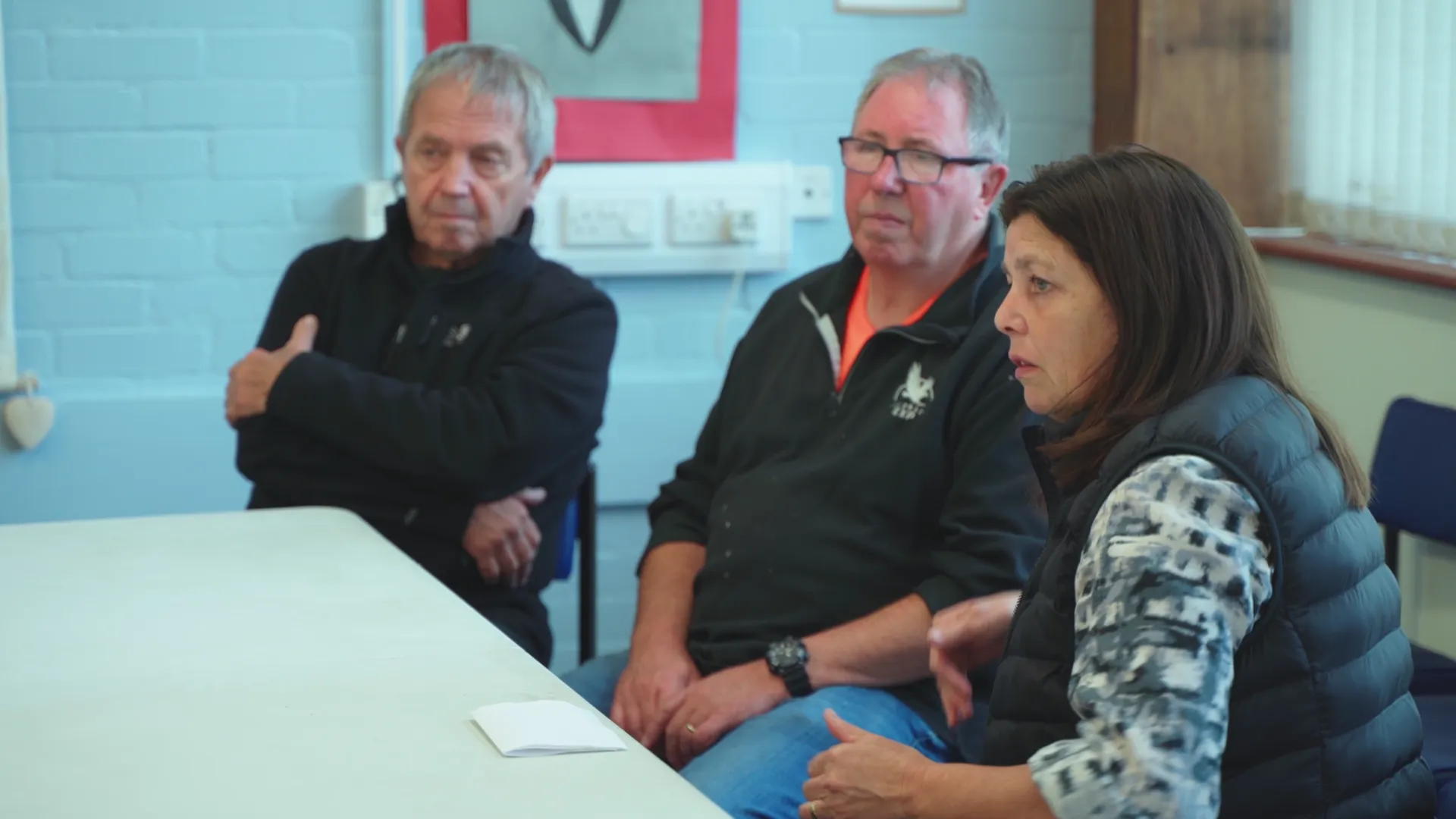 Bodorgan community centre volunteers in conversation — Menter Môn community profile film.